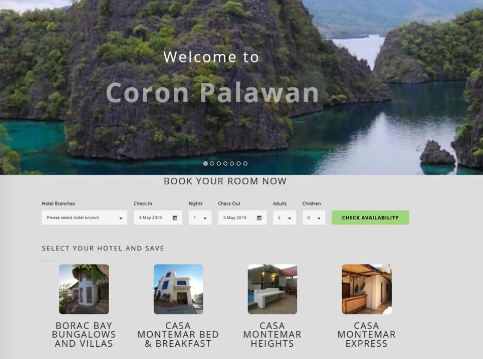 Casa Montemar Express Hotell Coron Eksteriør bilde